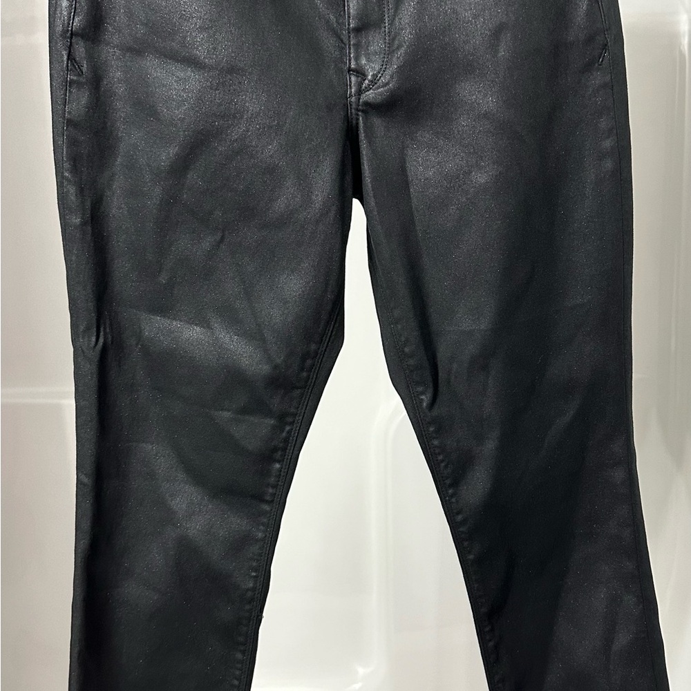 Express Stretch Ankle Legging Midrise 10R Black Glitter